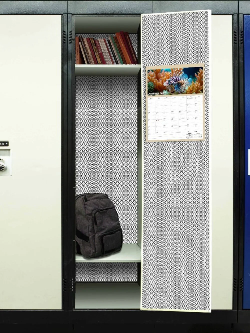 2027 Calendar Magnetic Peel & Stick 12 Months 8.5